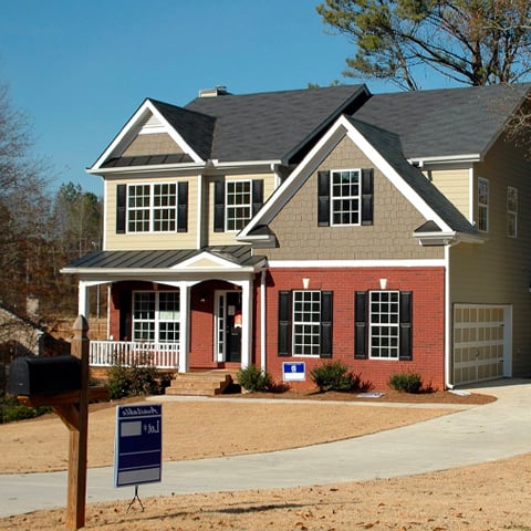 Our low Mortgage rates make this tan and brick home a possible match for your budget!