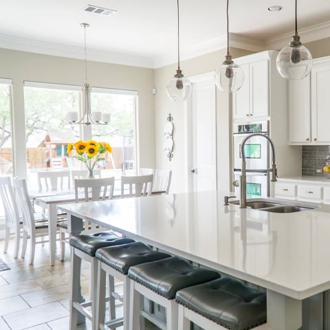 Home improvement projects like this kitchen are possible with Home Equity Loans.